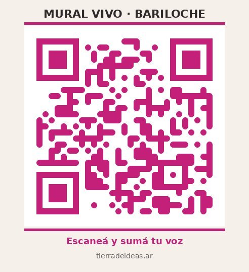 QR — Mural Vivo Bariloche · tierradeideas.ar